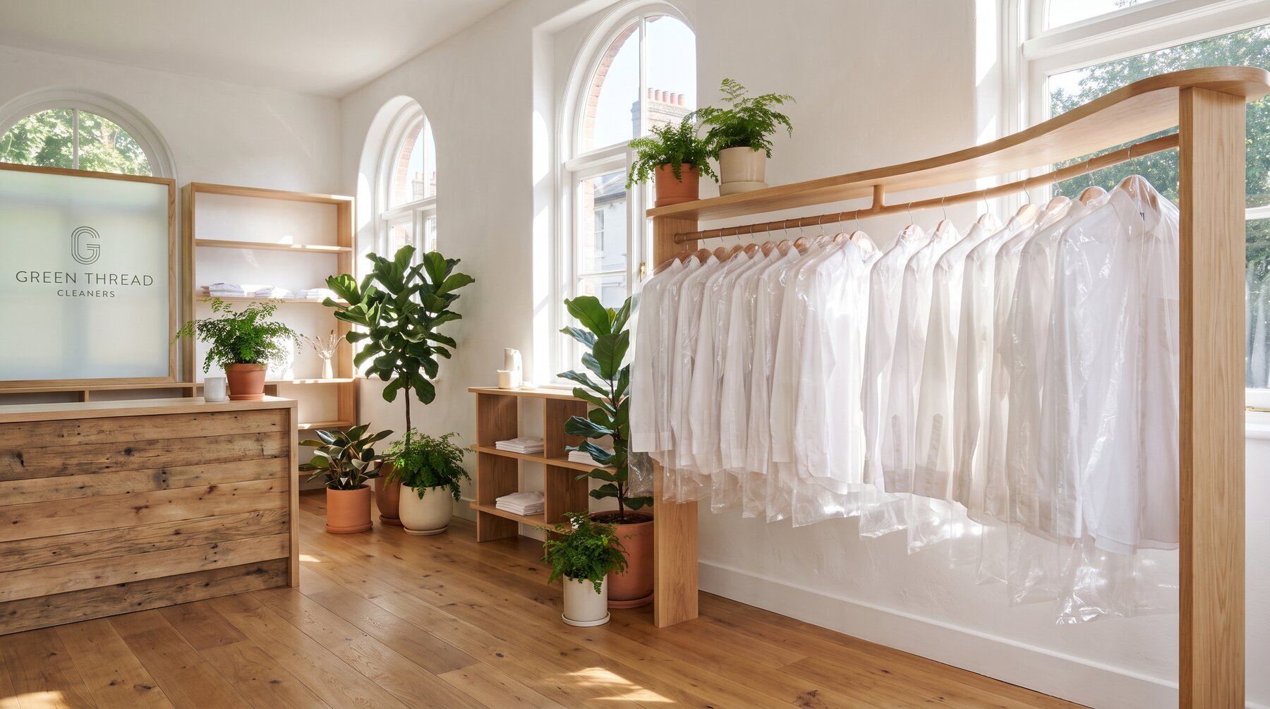 Eco-friendly dry cleaning